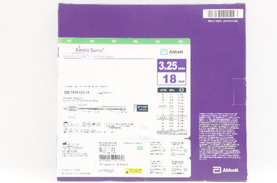 Abbott 1550325-18 XIENCE Sierra Stnt System 3.25mm x 18mm (x)